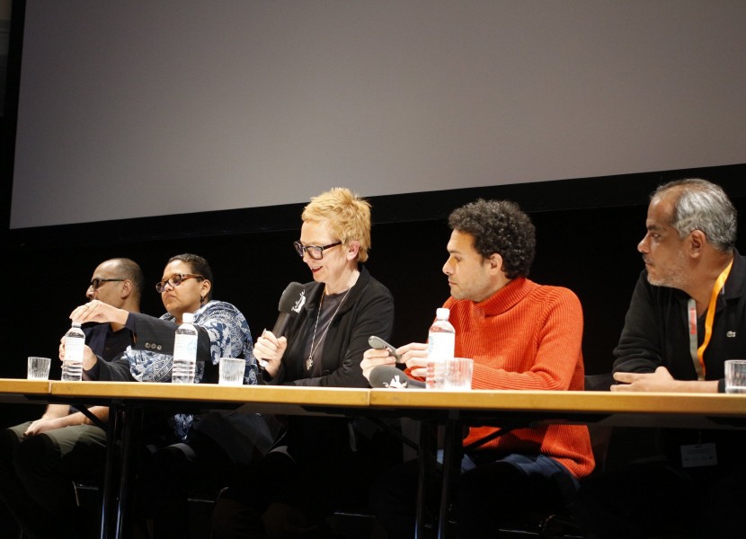 "Of Dust and Rubies – A Film on Suspension" panel discussion with two NAAS members at the Berlinale Forum Expanded