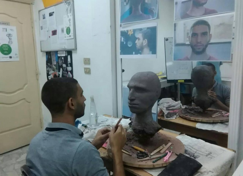 Busy times at the Animation School Jesuite Cairo